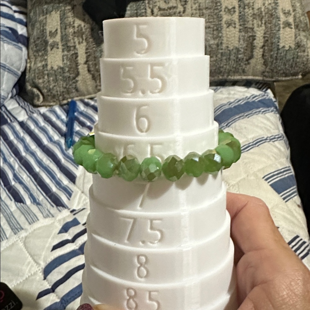 Green Beaded Bracelet